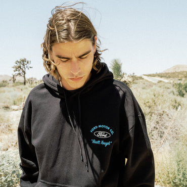 Ford x Brixton Built Tough 4 X 4 Burnt Rubber Hoodie