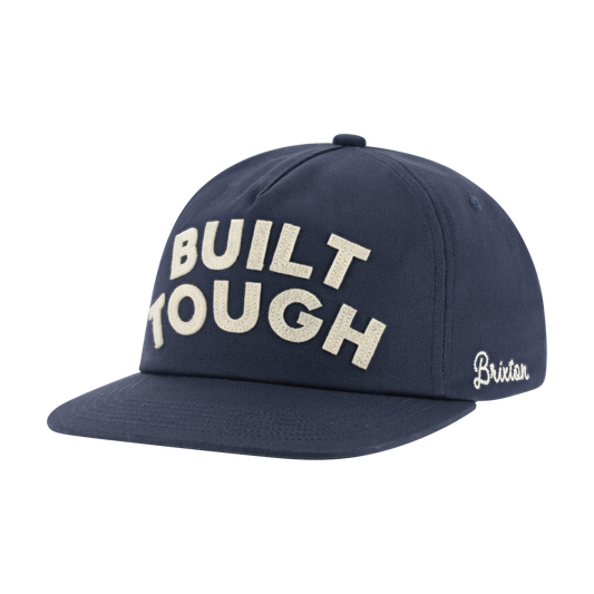 Ford x Brixton Built Tough American Navy Snapback Hat