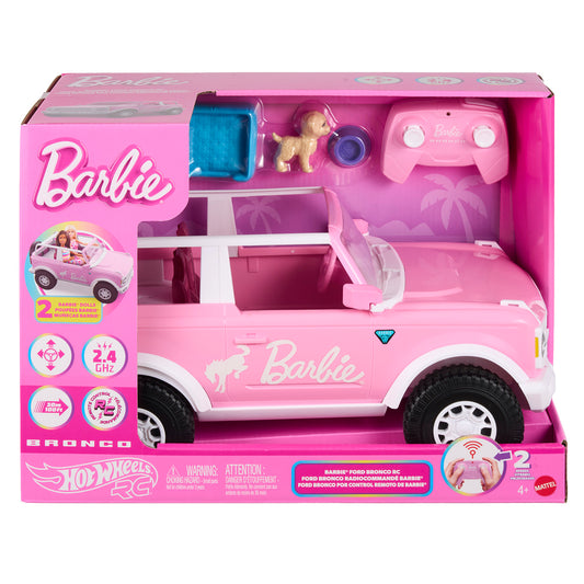 Hot Wheels RC Barbie Ford Bronco Remote Control Car
