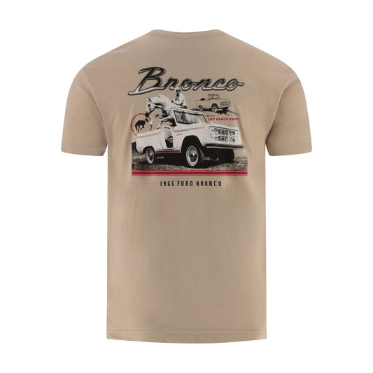 Ford Bronco 1966 Vintage Mens Ranch Hand T-Shirt