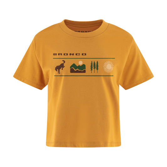 Ford Bronco Womens Trail Graphic Boxy T-Shirt