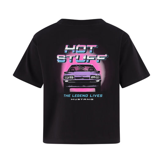 Ford Mustang Womens Hot Stuff Graphic T-Shirt